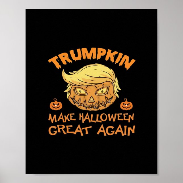 Trumpkin Halloween Pumpkin Poster (Framsidan)