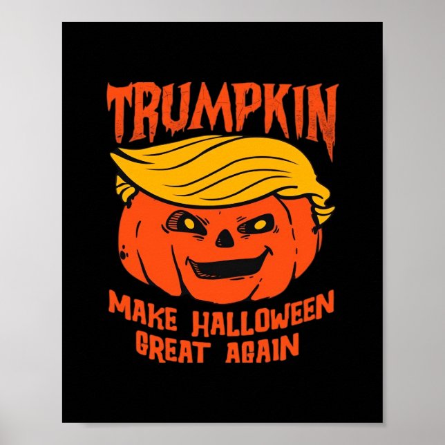 Trumpkin Halloween Pumpkin Val Poster (Framsidan)