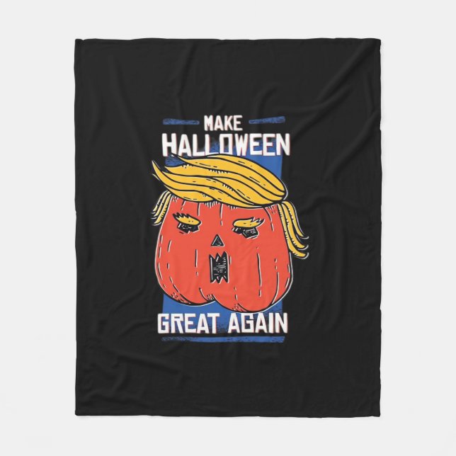 Trumpkin Halloween Pupmkin Classic Fleecefilt (Framsidan)