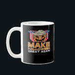 Trumpkin Halloween Vintage Policy Funny Kaffemugg<br><div class="desc">En vintage-politisk,  konstig Trumpkin Halloween-design. Retro,  witty och säsong.</div>