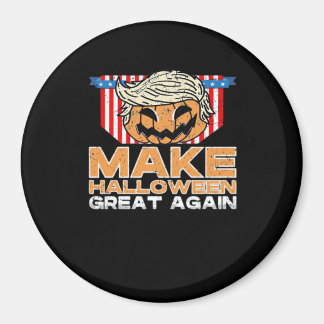 Trumpkin Halloween Vintage Policy Funny Magnet