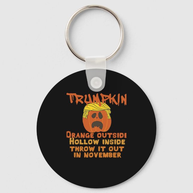 Trumpkin Inside Throw Out November Classic Nyckelring (Framsida)