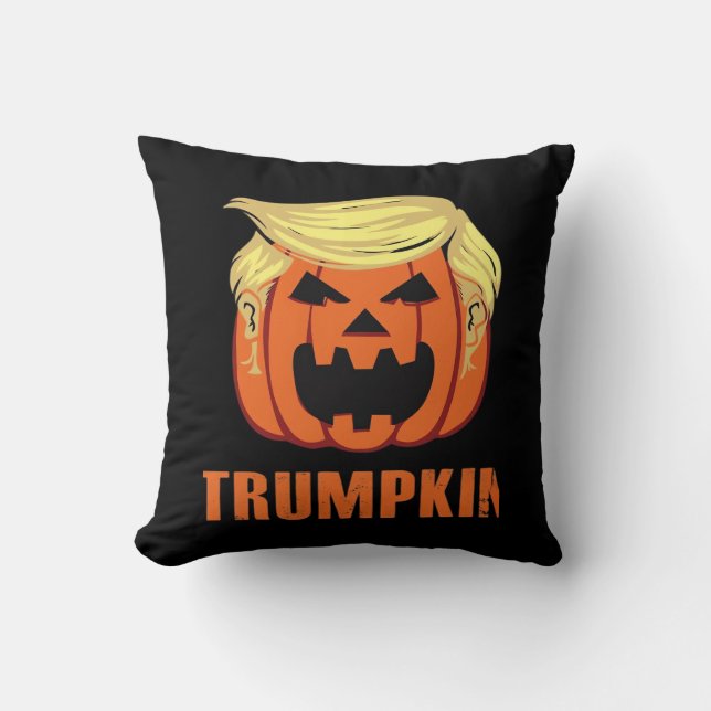 Trumpkin Make Halloween Kudde (Framsida)