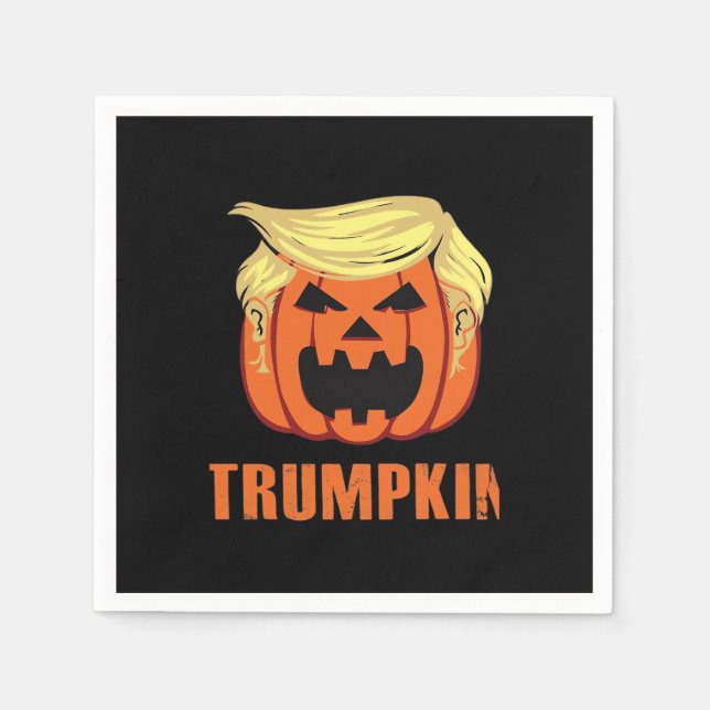 Trumpkin Make Halloween Pappersservett (Framsidan)