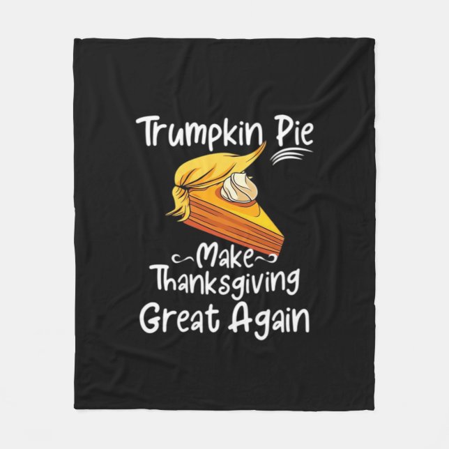Trumpkin Paj gör Thanksgivingen Underbar igen Base Fleecefilt (Framsidan)
