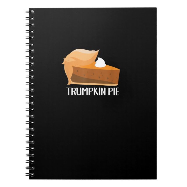 Trumpkin Paj Pumpkin Funny Thanksgiving Anteckningsbok (Framsidan)