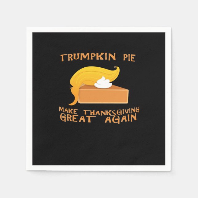 Trumpkin Paj Thanksgiving Pappersservett (Framsidan)