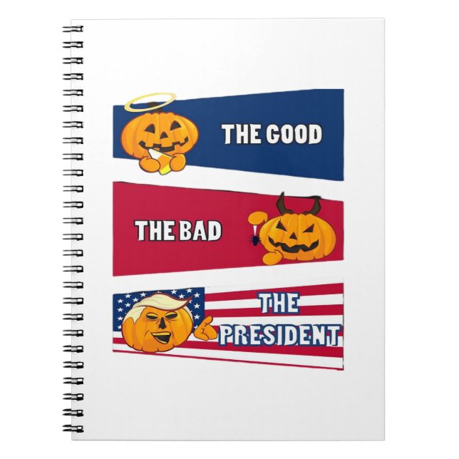 Trumpkin President Halloween Anteckningsbok (Framsidan)