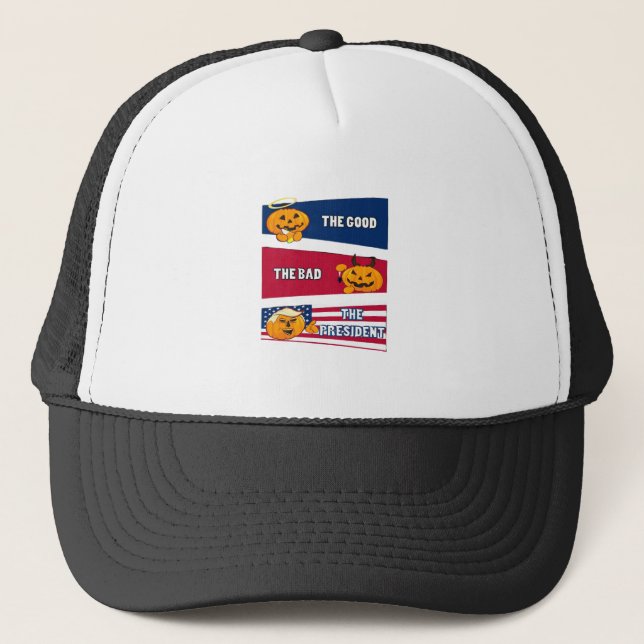 Trumpkin President Halloween Keps (Framsida)