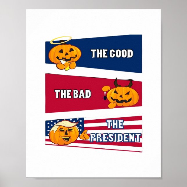 Trumpkin President Halloween Poster (Framsidan)