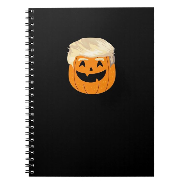 Trumpkin Pumpkin Halloween Classic Anteckningsbok (Framsidan)
