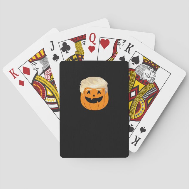 Trumpkin Pumpkin Halloween Classic Casinokort (Baksidan)