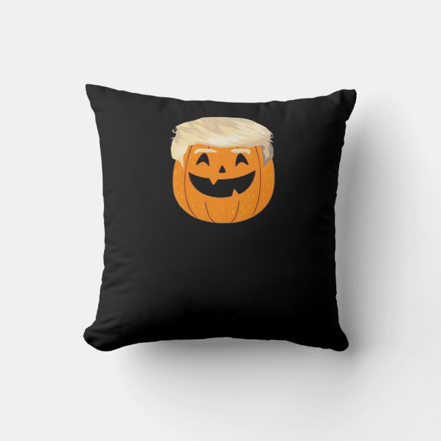 Trumpkin Pumpkin Halloween Classic Kudde (Framsida)