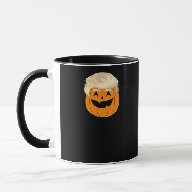 Trumpkin Pumpkin Halloween Classic Mugg (Vänster)