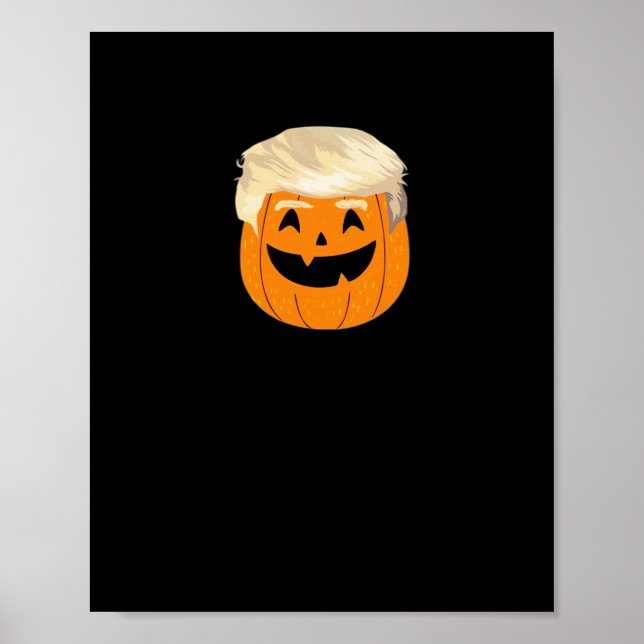 Trumpkin Pumpkin Halloween Classic Poster (Framsidan)