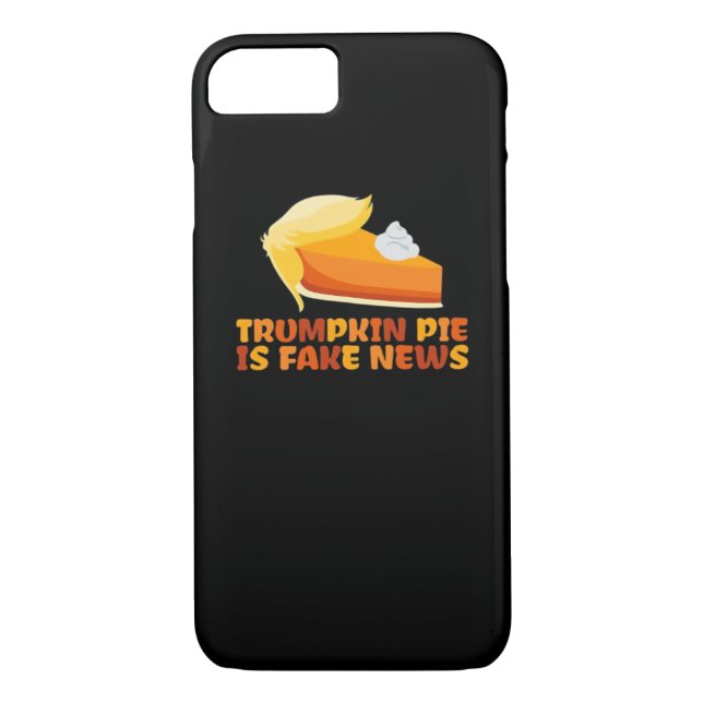 Trumpkin Pumpkin Paj Funny Thanksgiving Passande Case-Mate iPhone Skal (Baksida)