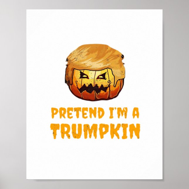 Trumpkin Pumpkin Poster (Framsidan)