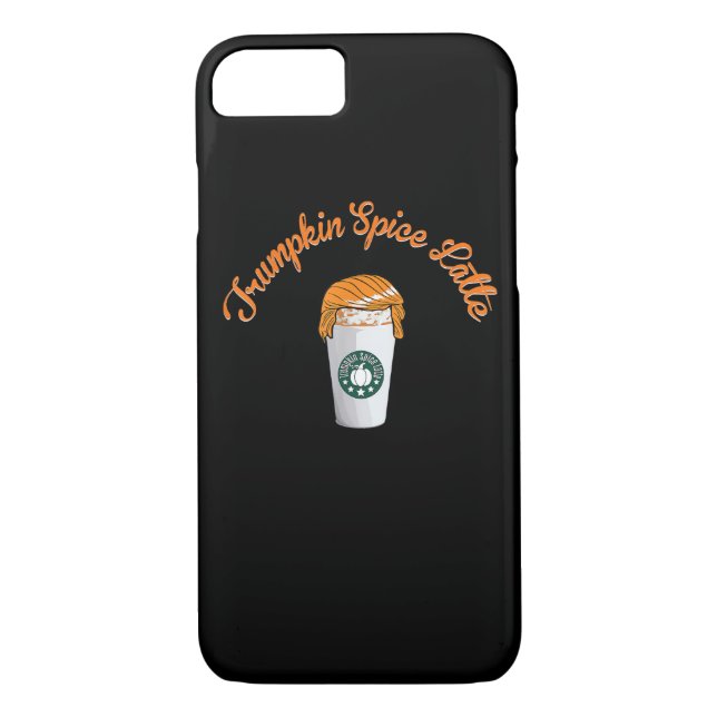 Trumpkin Pumpkin Spice Latte Helgdag Coffee Case-Mate iPhone Skal (Baksida)