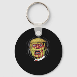Trumpkin Retro Halloween Nyckelring