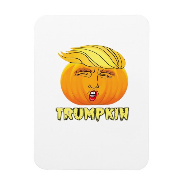 Trumpkin - Scary Bra Pumpkin Magnet (Vertikal)