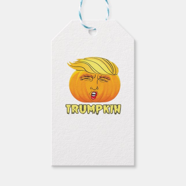 Trumpkin - Scary Bra Pumpkin Presentetikett (Framsidan)