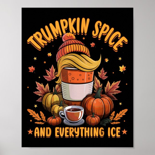 Trumpkin Sce Och Allt Is Liberal Höst Hallo Poster (Framsidan)