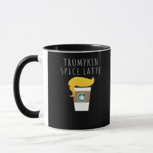 Trumpkin Spice Latte Funny Donald Joke Pumpkin Spi Mugg