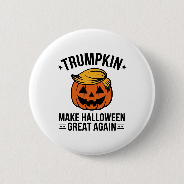 Trumpkin, Trump Halloween-gåva, Trumpkin Make Knapp (Framsida)