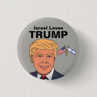 Trumpknappen Israel Kärlek Knapp