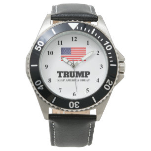 Trumpläderbandsur, Behålla Amerika, Underbar Armbandsur