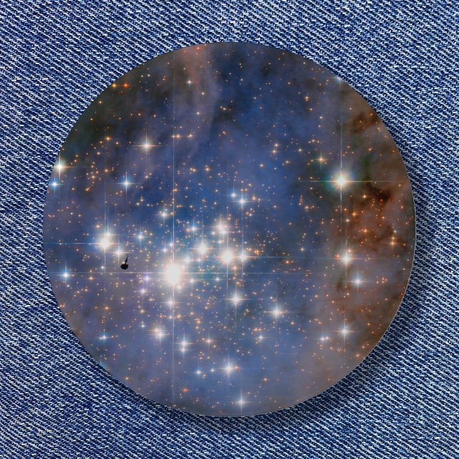 Trumpler 14 Rymdbild Knapp (Space Photo Blue Image)
