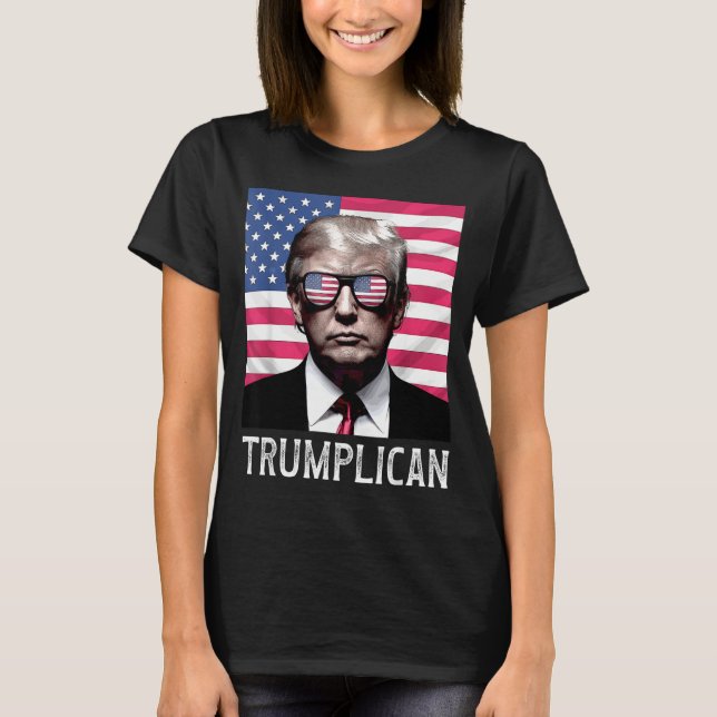 Trumplican Funny Quote Saying Phrase  T Shirt (Framsida)
