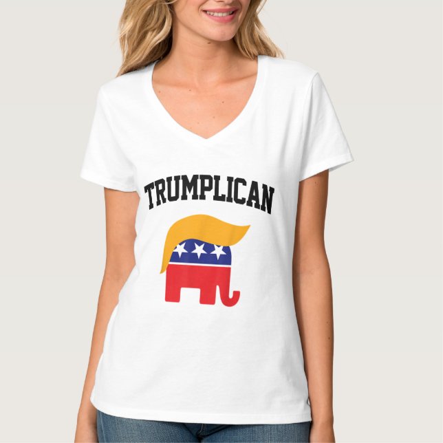 Trumplican Trump-supportrar T Shirt (Framsida)