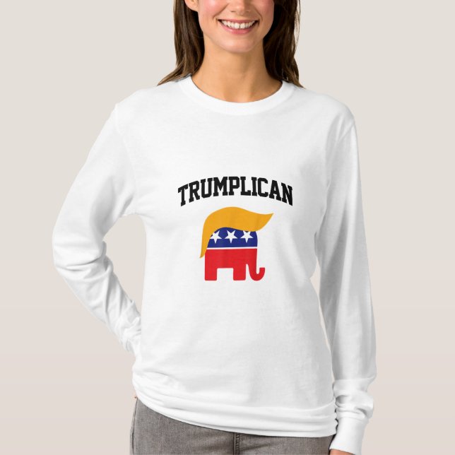 Trumplican Trump-supportrar T Shirt (Framsida)