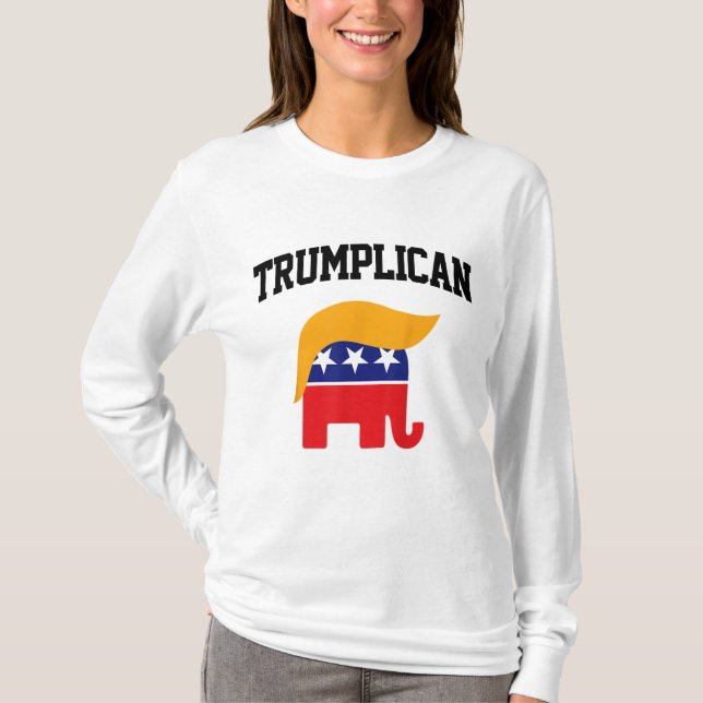 Trumplican Trump-supportrar T Shirt (Framsida)