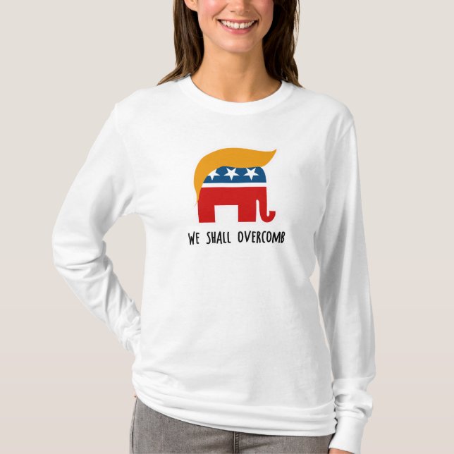 Trumplican - vi Overcomb Tee Shirt (Framsida)