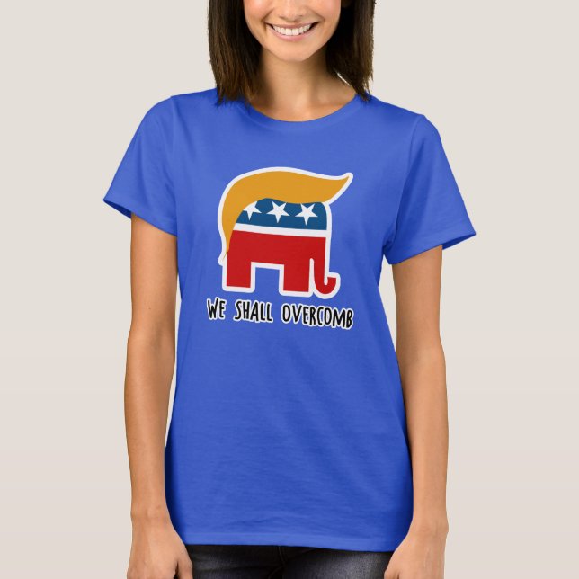Trumplican - vi Overcomb Tee Shirt (Framsida)