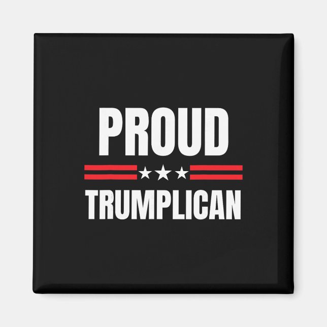 Trumplikansk Rollig Donald Trump Republikan Konser Magnet (Framsidan)