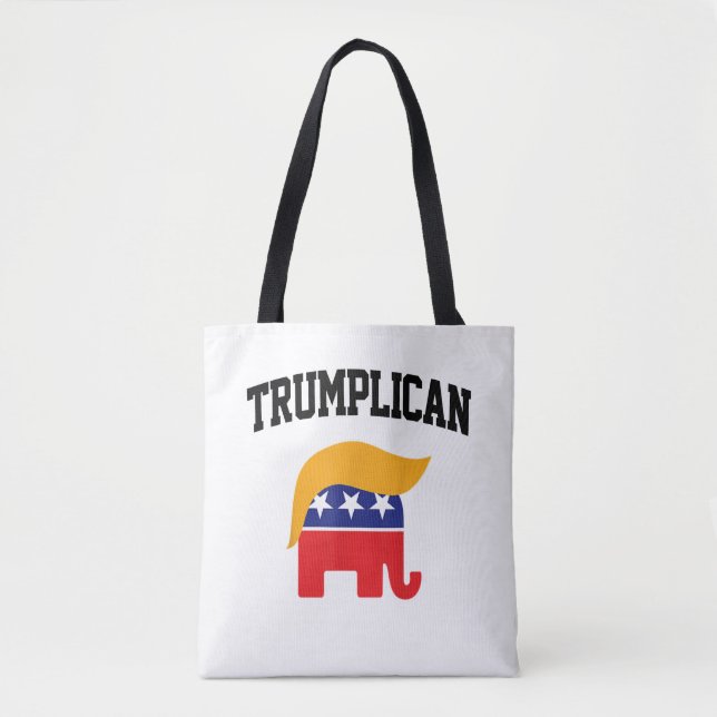 Trumplikanska Trump-supportrar Tygkasse (Framsida)