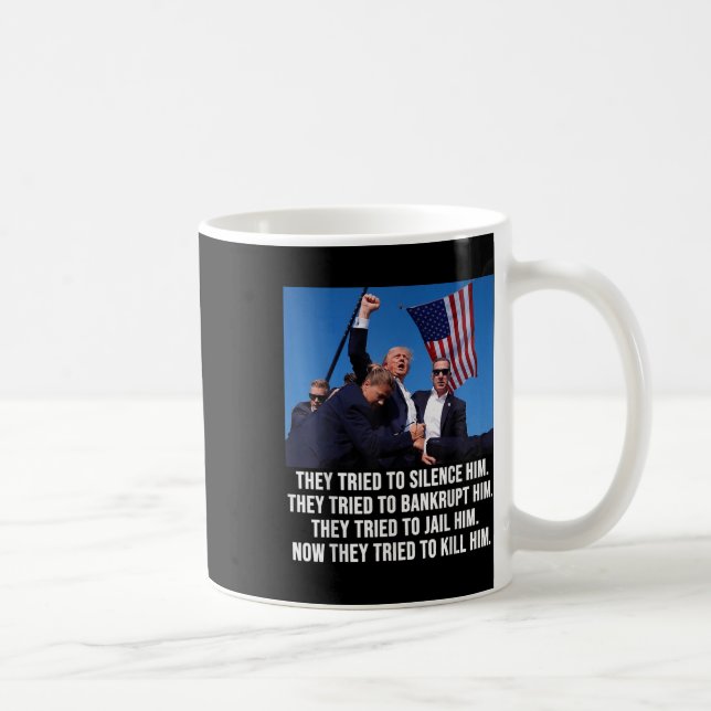 Trumplivar, Trumpbekämpning - Kamp 2024 Kaffemugg (Höger)