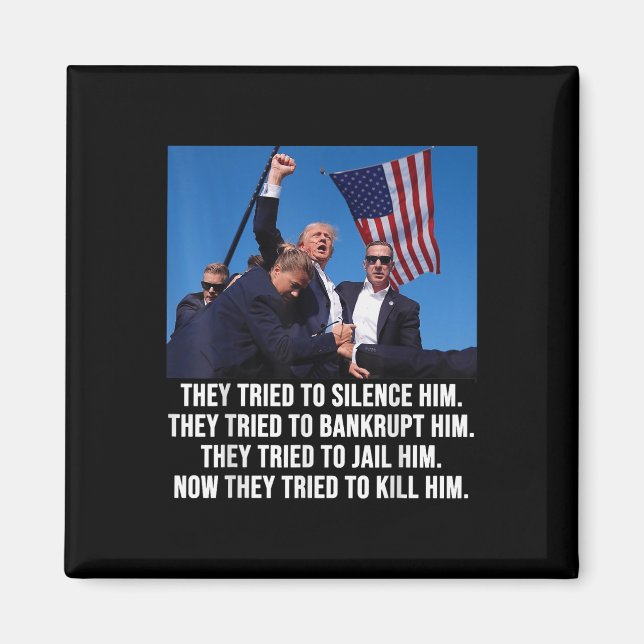 Trumplivar, Trumpbekämpning - Kamp 2024 Magnet (Framsidan)