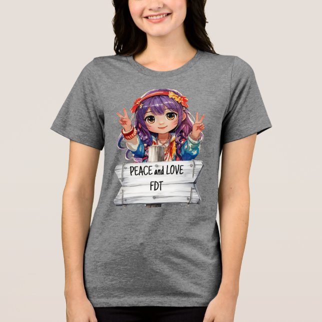 TrumpMerch för freden och Kärlek T Shirt (Framsida)