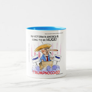 Trumpnocchio Rolig Donald Trump Mugg