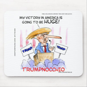 Trumpnocchio Roliga Donald Trump-prylar Musmatta