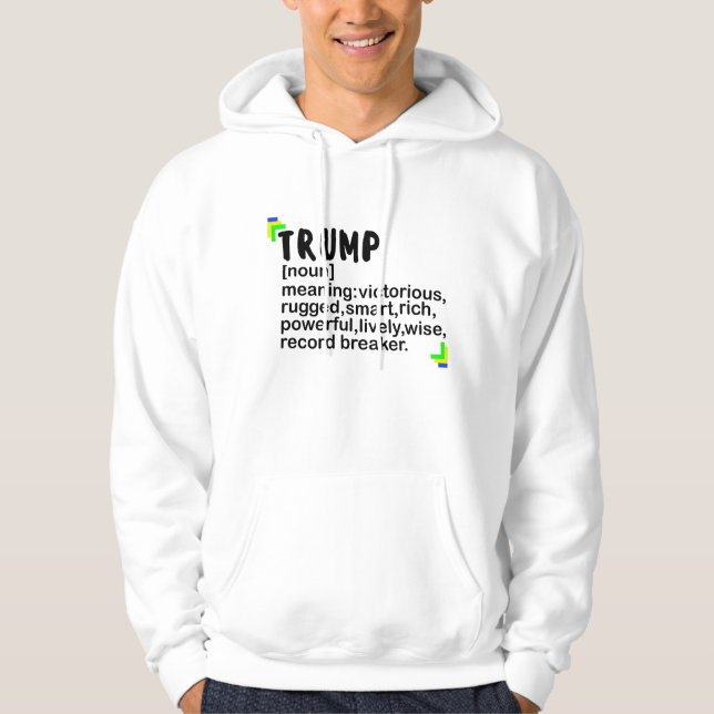 trumpnoun hoodie (Framsida)