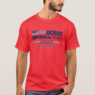 Trumpokrat - Demokrater för trumman - Trump 2020 T Shirt