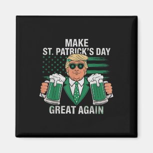Trumpöl Gör St patricks day Underbar igen Magnet