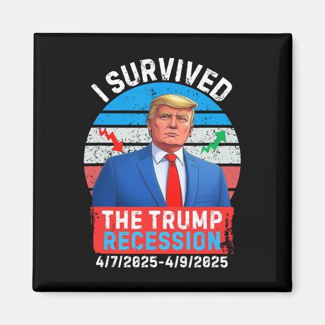 Trumprecessionen april 2025 2 dagar magnet (Framsidan)