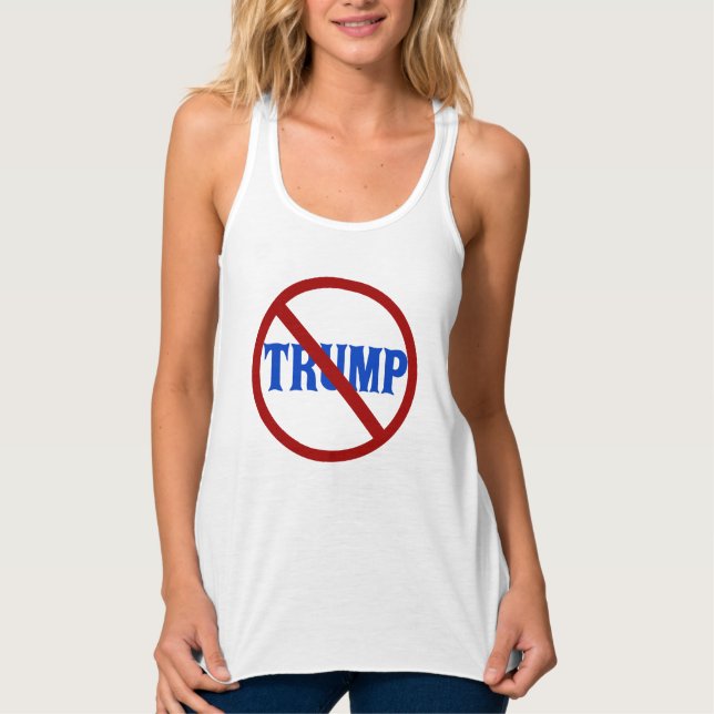Trumpröd cirkel linne med racerback  (Framsida)