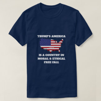 Trumps Amerika (Moralisk fritt fall) - En MisterP T Shirt